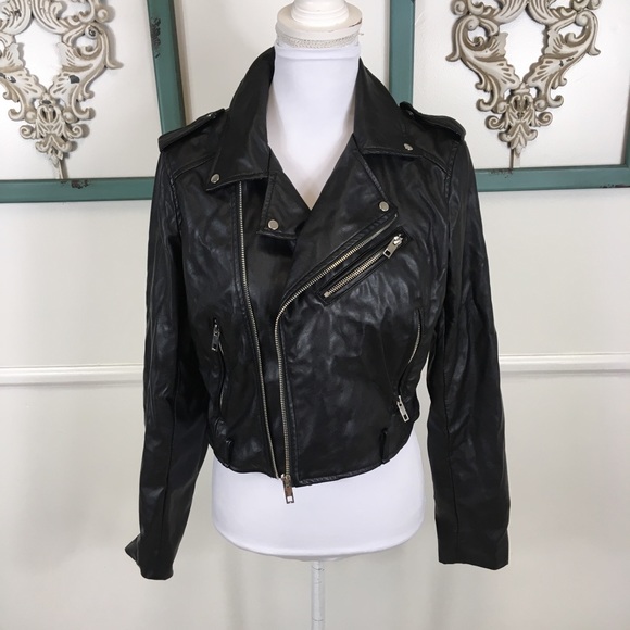 target black moto jacket